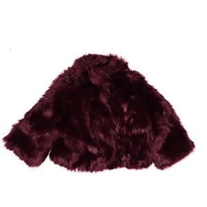 NWT Janie & Jack 2T girls burgundy coat